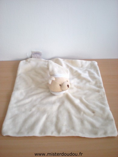 Ours Plat Jaune dessus blanc dessous Noukie s