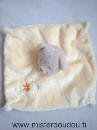 Tex Ours Jaune fleur orange papillon bleu - Très bon état