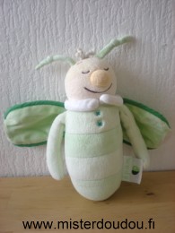 Du pareil au même Papillon Dpam vert col blanc - Très bon état