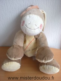 Kiabi baby Poney Bébé poney marron jaune - Très bon état