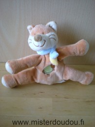 Bengy Renard Orange écharpe bleu orange - Très bon état