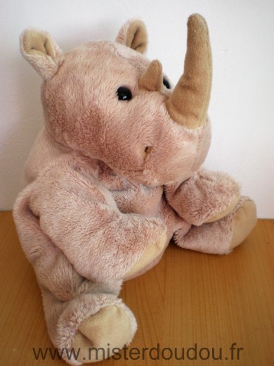 Bébérêve Rhinocéros Beige casino - Très bon état