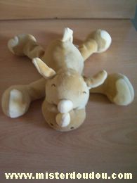 Noukie s Rhinocéros Beige jaune - Très bon état