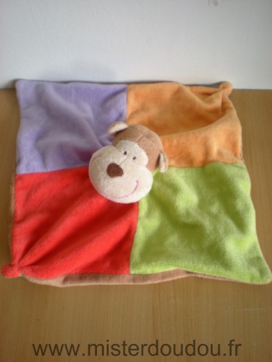 Zeeman Singe Mauve rouge orange vert beige - Très bon état
