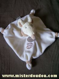 Doudou et compagnie Souris Ecru - Très bon état