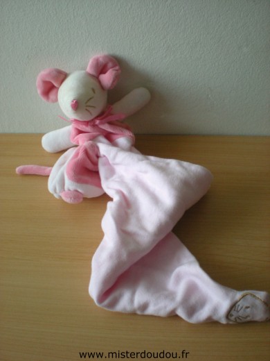 Sucre d orge Souris Rose mouchoir rose - Très bon état