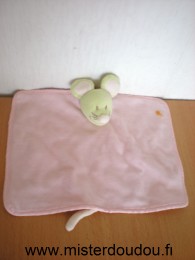 Souris Plat Rose tête verte Tex