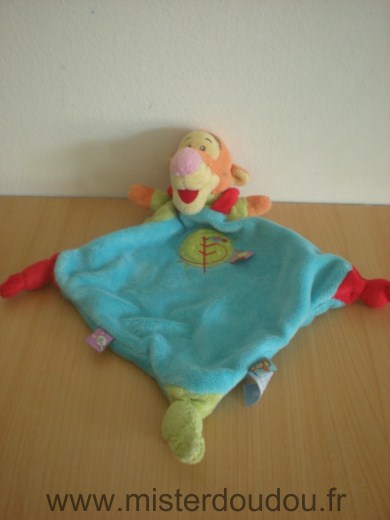Disney Tigre Tigrou bleu vert orange oiseau - Très bon état