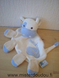 Cmp Vache Blanc bleu beige meuh - Très bon état