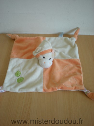 Gipsy Vache Blanc orange feuilles vertes - Bon état
