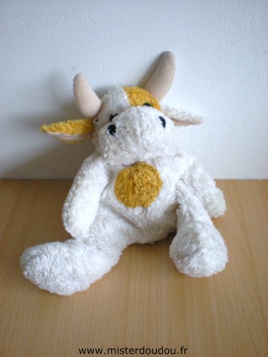 Marque Inconnue Vache Blanc beige - Etat moyen