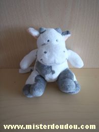 Marque Inconnue Vache Blanc gris et rose dans les oreilles - Très bon état