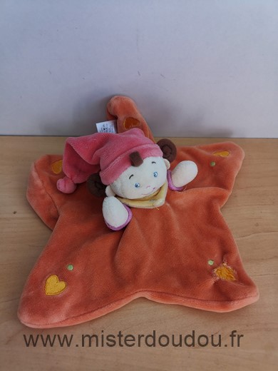 NICOTOY SOS DOUDOU T'CHOUPI SALOPETTE ORANGE JARDINIER EVEIL