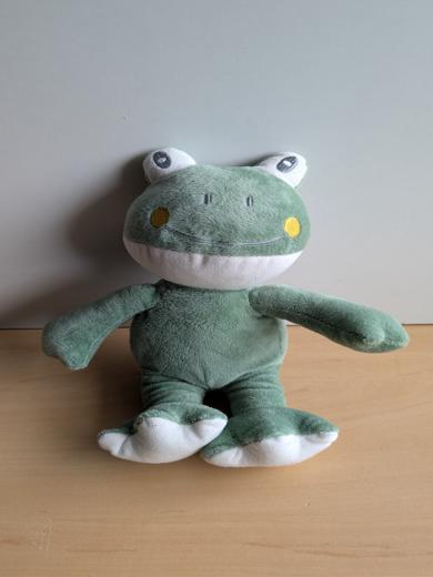 Doudou Grenouille Arthur et lola Vert blanc 