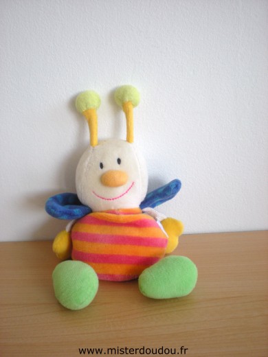 Doudou Abeille Baby sun Multicolore 