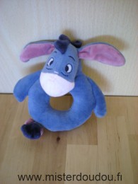 Doudou Ane Disney Bleu rose violet Bouriquet