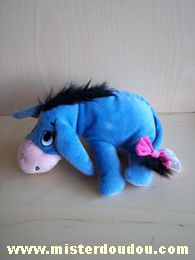 Doudou Ane Disney Bleu ventre mauve Une petite tache sur le coté