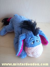 Doudou Ane Disney Bleu ventre mauve 