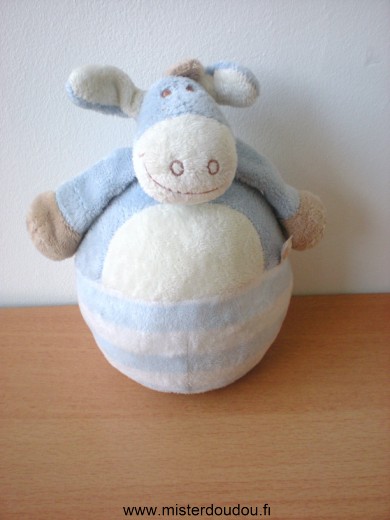 Doudou Ane Noukie s Ane paco culbuto bleu blanc 