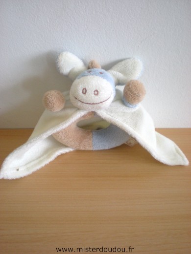 Doudou Ane Noukie s Beige bleu cape écrue 