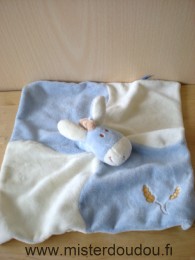 Doudou Ane Noukie s Ecru bleu Avec deux feuilles brodées
Étiquette coupée