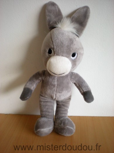 Doudou Ane 0 L ane trotro gris 
