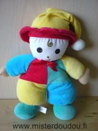 Doudou Bonhomme Francoise saget Multicolore 