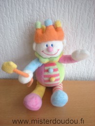 Doudou Bonhomme Jollybaby Multicolore 