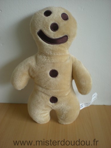 Doudou Bonhomme 0 Pain d epice petit biscuit euro souvenirs 