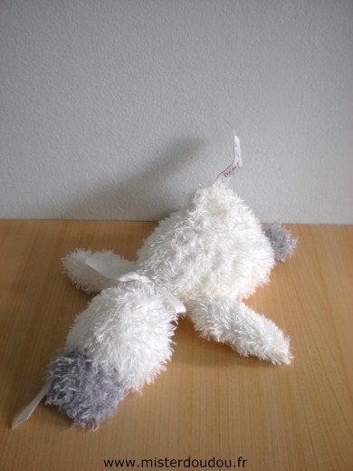 Doudou Canard Dimpel Blanc gris 