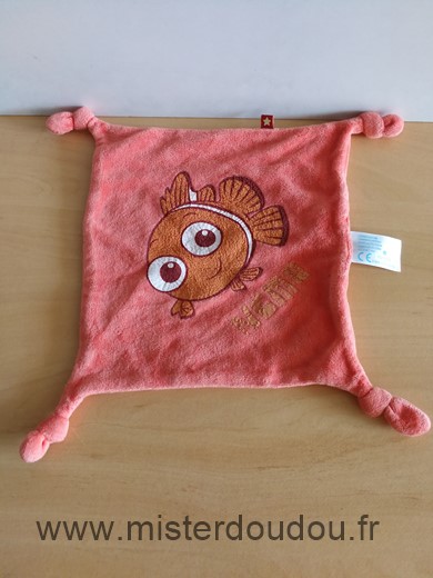 Doudou Carre Carrefour france Orange poisson nemo 