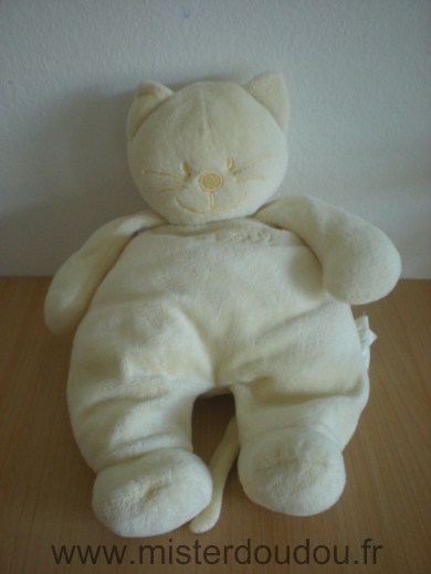 Doudou Chat Bengy Patou jaune 