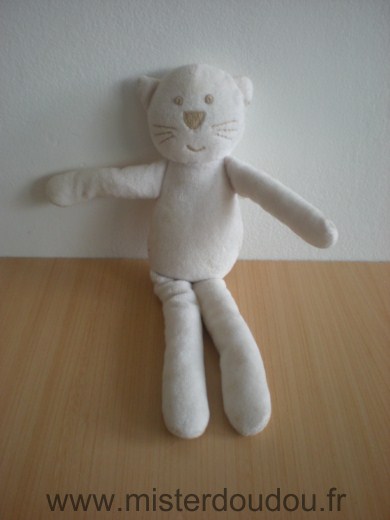 Doudou Chat Bout chou Rose claire 