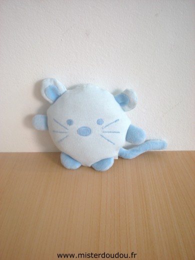 Doudou Chat Carrefour france Bleu 