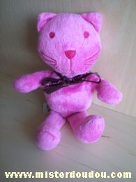 Doudou Chat Ciad Rose fushia 