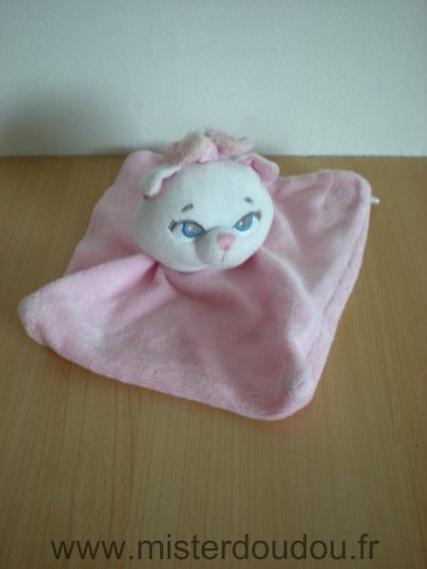 Doudou Chat Disney Aristochat rose 