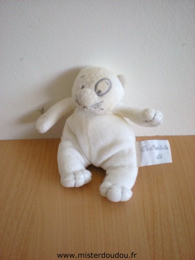 Doudou Chat Du pareil au même Blanc Petit modèle