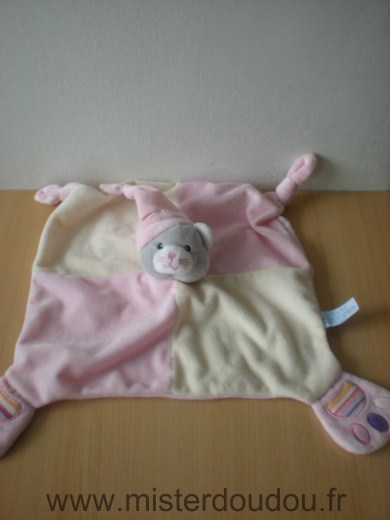 Doudou Chat Gipsy Rose blanc 