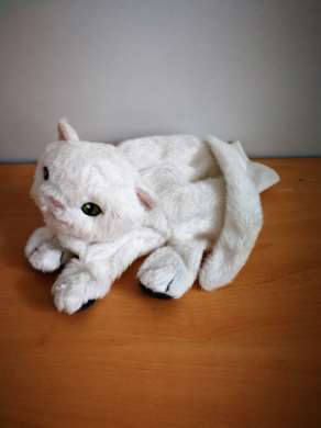 Doudou Chat Ikéa Blanc 