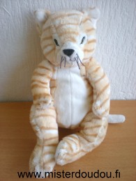 Doudou Chat Ikéa Blanc beige 