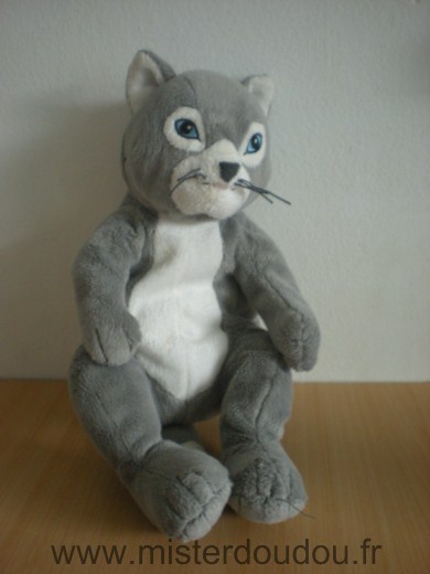 Doudou Chat Ikea Gris blanc Mister Doudou SOS Doudou Perdu