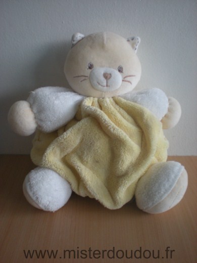 Doudou Chat Kaloo Jaune 