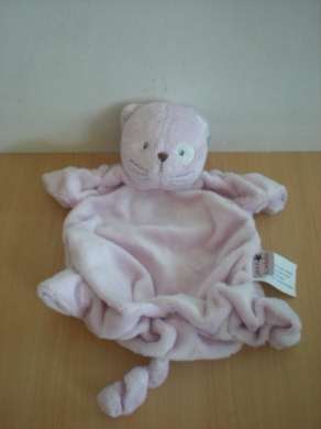 Doudou Chat Kimbaloo Rose 