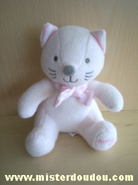 Doudou Chat Luminou Rose 