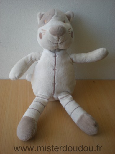 Doudou Chat - marque non connue - Beige 