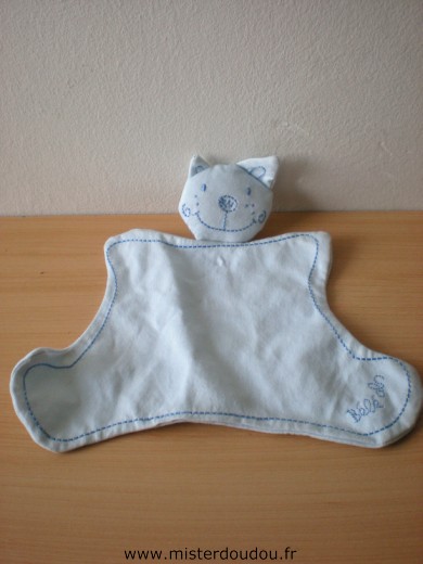 Doudou Chat - marque non connue - Bleu 