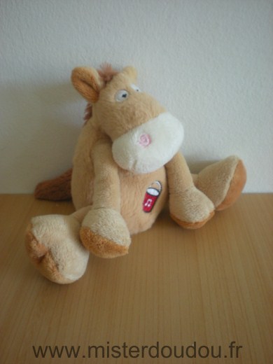 Doudou Cheval Gipsy Beige 