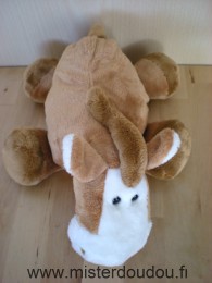 Doudou Cheval Kimbaloo Marron blanc 