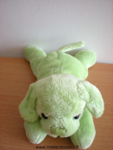 Doudou Chien 0 Vert 