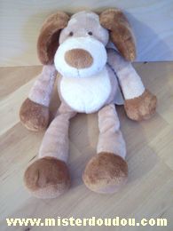 Doudou Chien Animal alley Marron beige jaune Animal alley pour toys r us (nicotoy?)